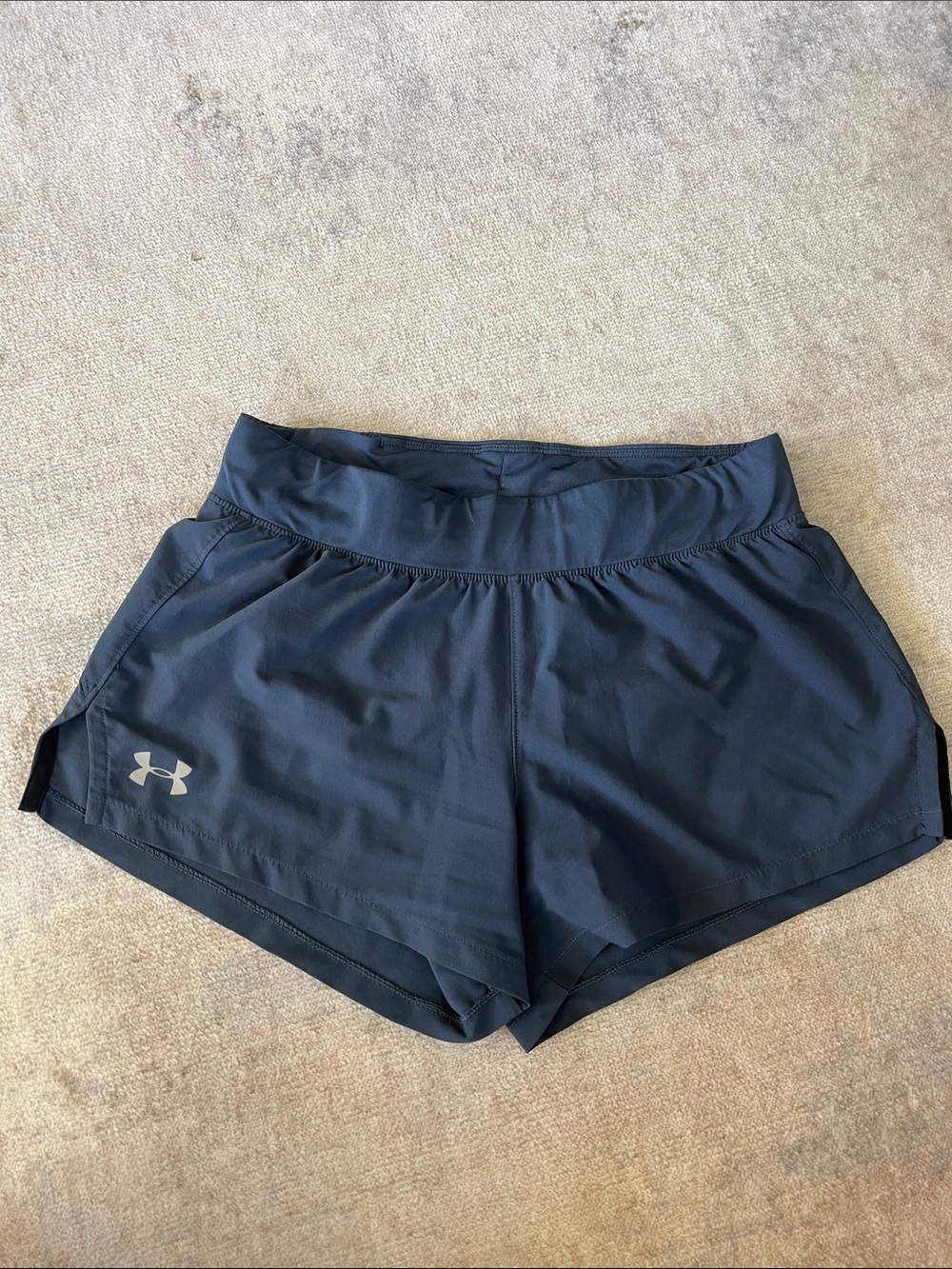 Under Armour Women's Navy Athletic Running Shorts